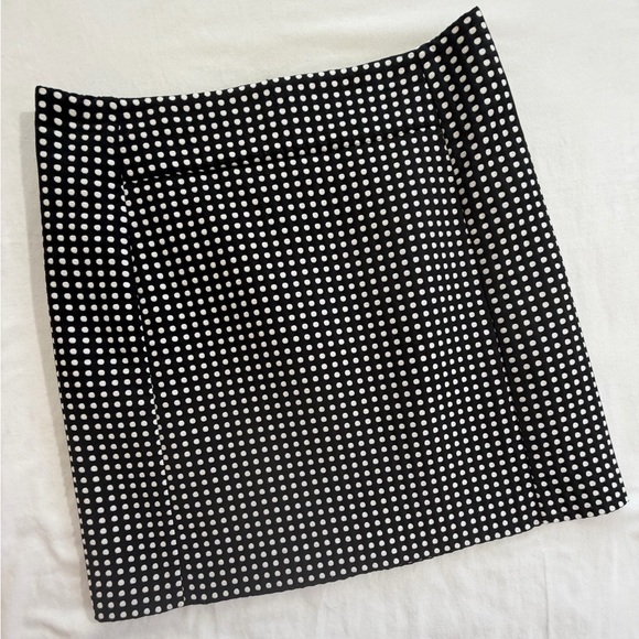LOFT Black and White Polka Dot Skirt size 6 Y2K - Picture 3 of 12